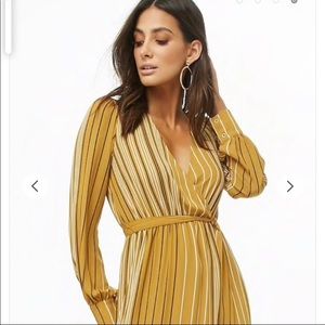 Forever 21 long stripped dress